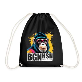 Bogenhausen - parce que c’est votre capot ! - Sac de sport léger - noir - Devant