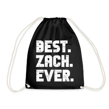 Meilleur cadeau de Zach de tous les temps - Sac de sport léger - noir - Devant