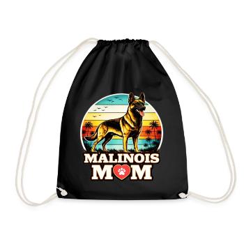 Maman malinoise - Sac de sport léger - noir - Devant