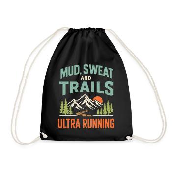 Course ultra sur les sentiers - Sac de sport léger - noir - Devant