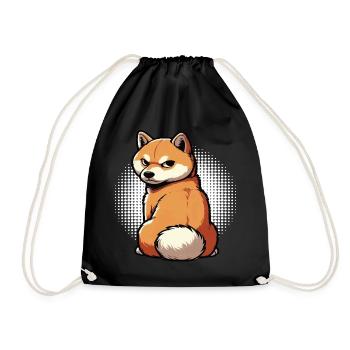 Shiba Inu Shiba owner Shiba lover Shiba inus - Drawstring Bag - black - Front