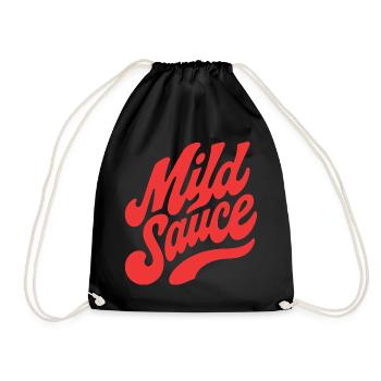Script rétro de sauce sauvage - Sac de sport léger - noir - Devant