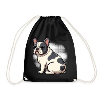 Bouledogue français Frenchie Propriétaire de Frenchie - Sac de sport léger - noir - Devant