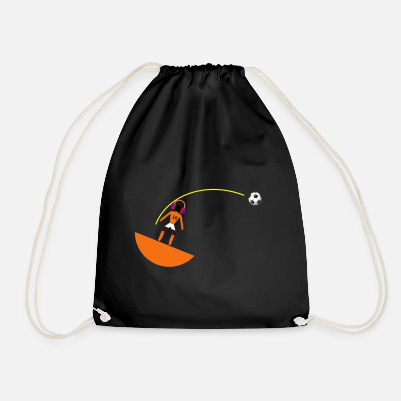 Subbuteo DJ - Drawstring Bag - black