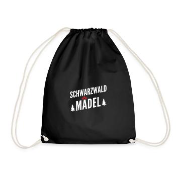 Schwarzwaldmädel - Turnbeutel - Schwarz - Vorne