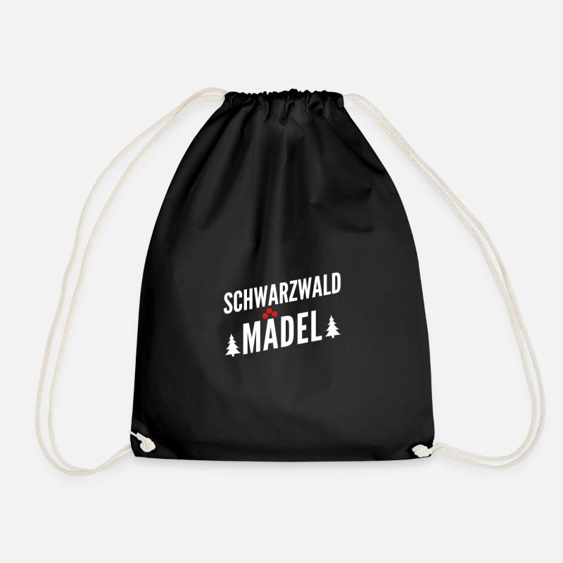 Schwarzwaldmädel - Turnbeutel - Schwarz