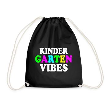 kindergarten vibes - Sac de sport léger - noir - Devant