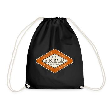 AUSTRALIA 1788 DOWN UNDER - Drawstring Bag - black - Front