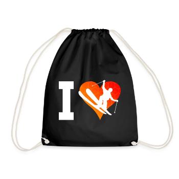 Freestyle Ski Ski Freestyle Women's Slopestyle - Drawstring Bag - black - Front