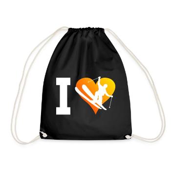 Herren Ski Freestyle Freestyle Ski Ski Jumping - Turnbeutel - Schwarz - Vorne