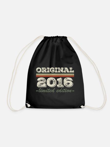 Legende seit 2016 Geboren 2016 Geburtstag 2016 - Turnbeutel - Schwarz