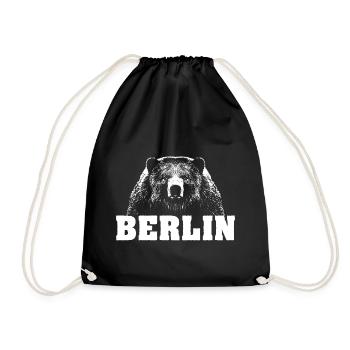 Ours de Berlin - Sac de sport léger - noir - Devant