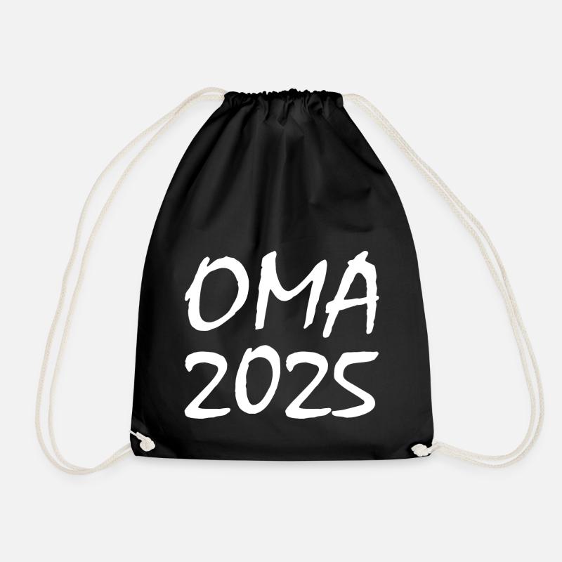 Oma 2025 - Turnbeutel - Schwarz