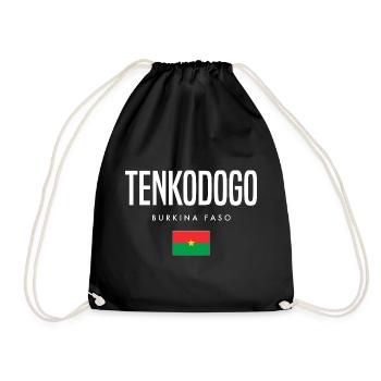 Tenkodogo Burkina Faso - Drawstring Bag - black - Front