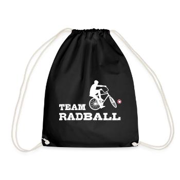 Team Cycling, Cycling Players, Indoor Cycling - Drawstring Bag - black - Front