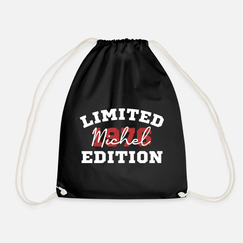 Limited Moch Edition Typography Tee - Drawstring Bag - black