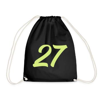 27- - Sac de sport léger - noir - Devant
