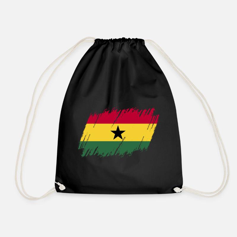 Ghana - Turnbeutel - Schwarz