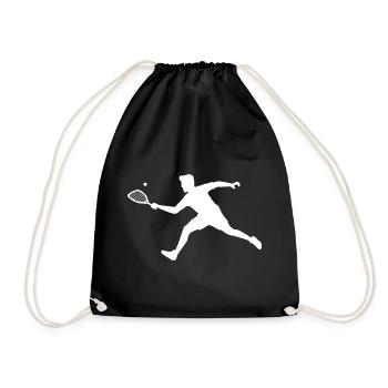 Racquetball Pickleball Men's Racquetball - Drawstring Bag - black - Front