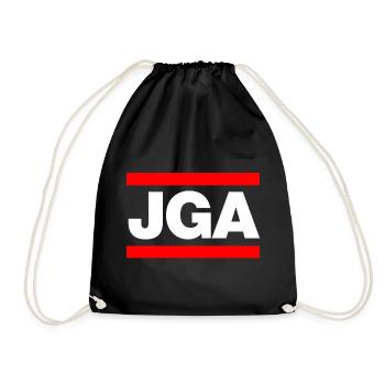GG - Drawstring Bag - black - Front