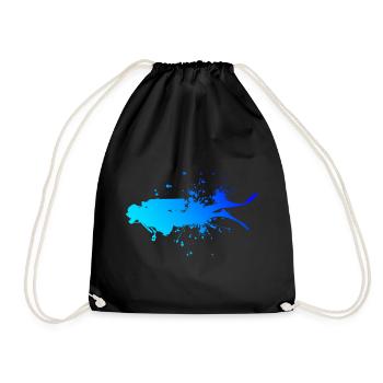 Tauchen Diver Plongée Libre Plongée Plongée Sous-marine Tauchen - Sac de sport léger - noir - Devant