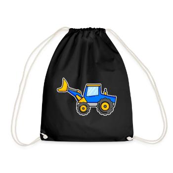 Bagger - Turnbeutel - Schwarz - Vorne