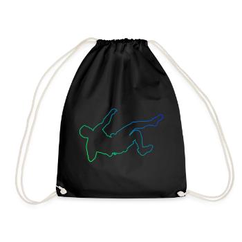 Boulder Bouldering Grimpeur Hommes Escalade - Sac de sport léger - noir - Devant
