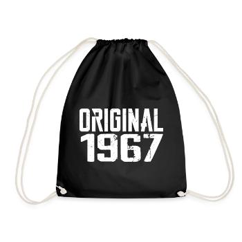 1967 Vintage Cadeau Anniversaire Rétro Cadeau 1967 - Sac de sport léger - noir - Devant