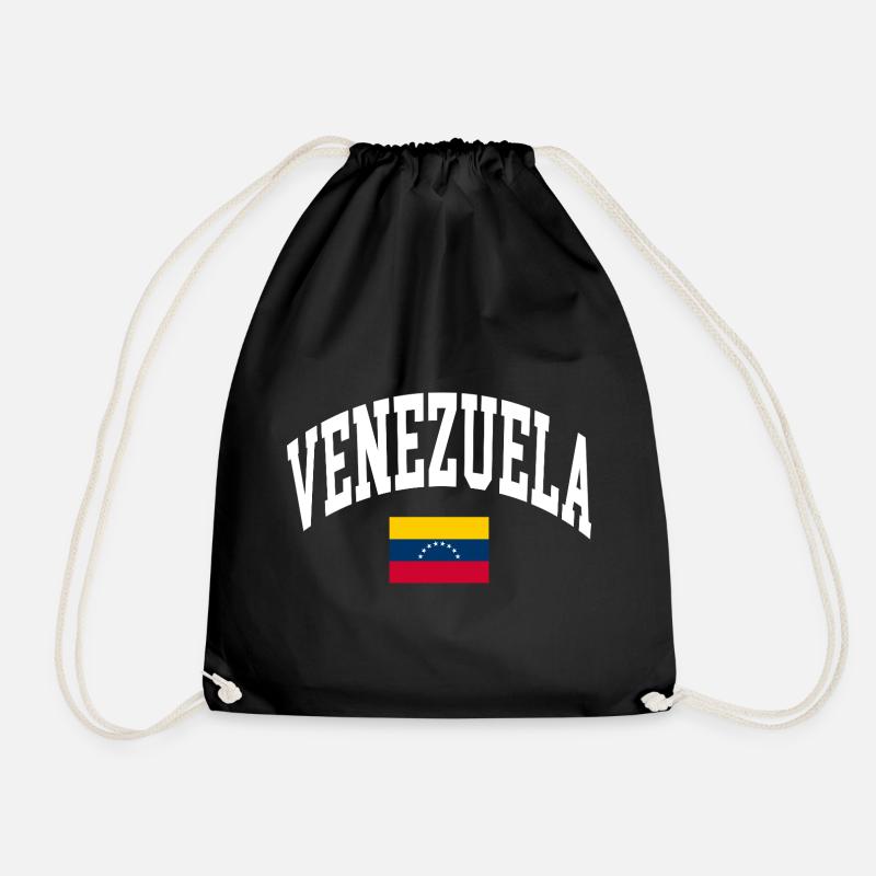 Drapeau du Venezuela - Sac de sport léger - noir
