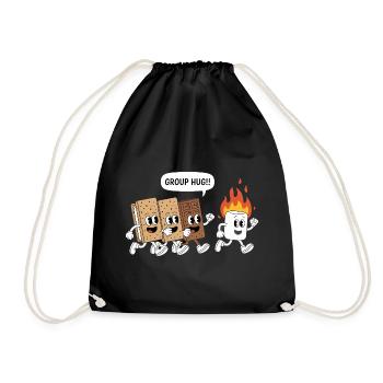 Spooky Smores Hiker Camper Halloween Camping - Turnbeutel - Schwarz - Vorne