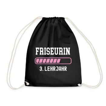 Apprentissage de coiffeur de coiffeur de 3 ans Apprentissage de coiffeur - Sac de sport léger - noir - Devant