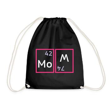 Mom (Molybdän, Wolfram verdreht) - Turnbeutel - Schwarz - Vorne