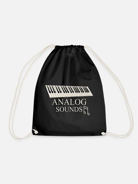 Pianist - Drawstring Bag - black