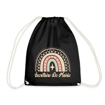Cadeau Secrétaire De Mairie. secrétaire de mairie. - Sac de sport léger - noir - Devant