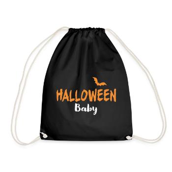 Halloween Baby Costume - Drawstring Bag - black - Front