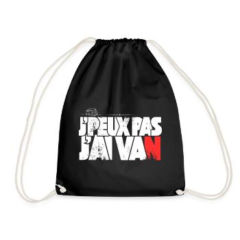 J'peux pas j'ai Van - Sac de sport léger - noir - Devant