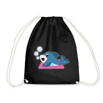 Dolphin Yoga Fitness Gymnastique - Sac de sport léger - noir - Devant