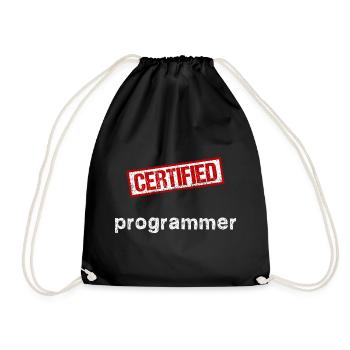 Programmeur - Sac de sport léger - noir - Devant