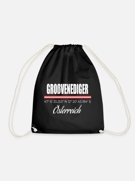 Großvenediger - Turnbeutel - Schwarz