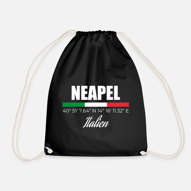 Neapel - Turnbeutel - Schwarz