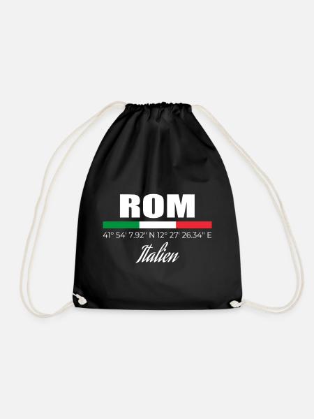 Rom - Turnbeutel - Schwarz