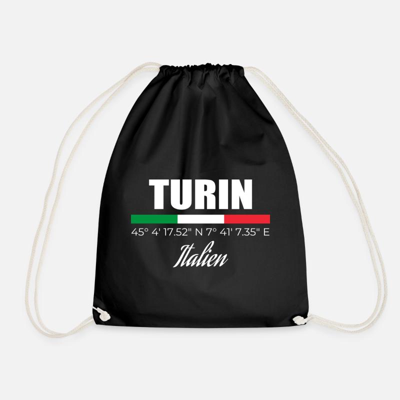 Turin - Turnbeutel - Schwarz
