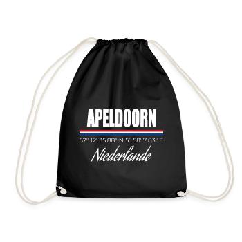 Apeldoorn - Turnbeutel - Schwarz - Vorne