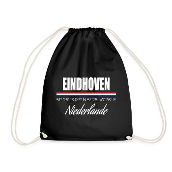 Eindhoven - Turnbeutel - Schwarz - Vorne