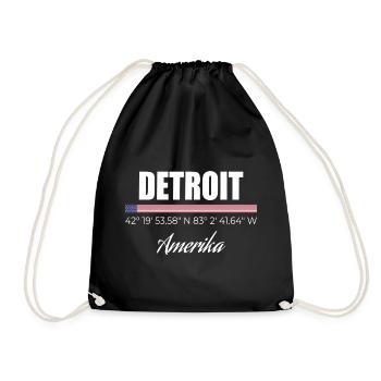 Detroit - Sac de sport léger - noir - Devant