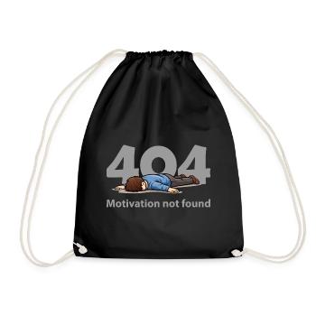 Motivation non trouvée – Erreur 404 - Sac de sport léger - noir - Devant