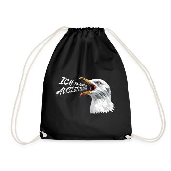 Baltic Sea NEED A BREAK IN FEHMARN Funny - Drawstring Bag - black - Front