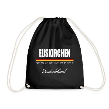 Euskirchen - Turnbeutel - Schwarz - Vorne