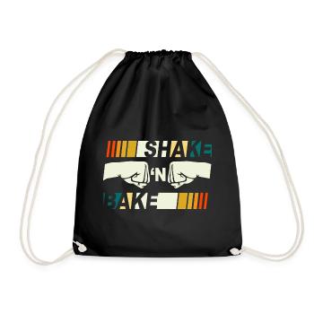Shake N Bake Fauststoß - Turnbeutel - Schwarz - Vorne