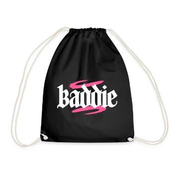 Baddie Aesthetic Böses Mädchen Bad Girl Baddie - Turnbeutel - Schwarz - Vorne